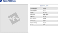RHR1700B50B